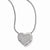 Sterling Silver & CZ Heart Pendant Necklace