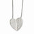 Sterling Silver & CZ Heart Pendant Necklace