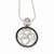 Sterling Silver & CZ Heart Pendant Necklace