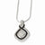 Sterling Silver & CZ Pendant Necklace