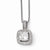 Sterling Silver & CZ Pendant Necklace