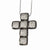 Sterling Silver & CZ Cross Pendant Necklace