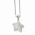 Sterling Silver & CZ Star Pendant Necklace