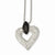 Sterling Silver & CZ Heart Pendant Necklace