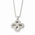 Sterling Silver & CZ Pendant Necklace