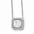 Sterling Silver & CZ Pendant Necklace