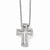 Sterling Silver & CZ Cross Necklace