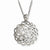 Sterling Silver & CZ Circles Necklace