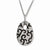 Sterling Silver & CZ Oval Necklace