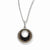 Sterling Silver & CZ Circle Necklace