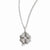 Sterling Silver & CZ 4-Leaf Clover Necklace