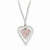 Sterling Silver & CZ Heart Necklace