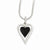 Sterling Silver & CZ Heart Necklace