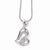 Sterling Silver & CZ Heart Necklace