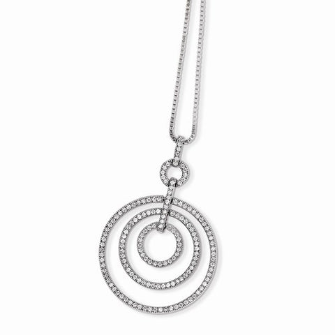 Sterling Silver & CZ Necklace