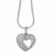 Sterling Silver & CZ Heart Necklace