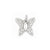 Butterfly Charm in Sterling Silver