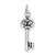 Sterling Silver Antiqued Fancy Key Charm hide-image