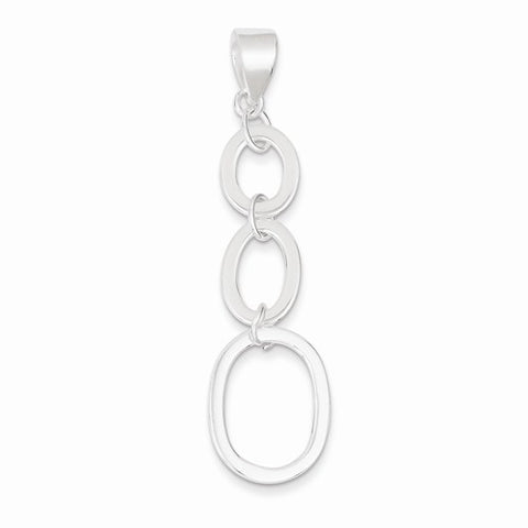 Sterling Silver Circle pendant, Classy Pendants for Necklace