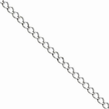 Sterling Silver Fancy Curb Chain