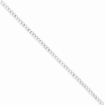 Sterling Silver Wide Curb Chain