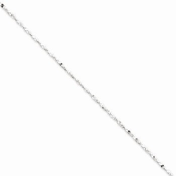 Sterling Silver Diamond-Cut Fancy Chain