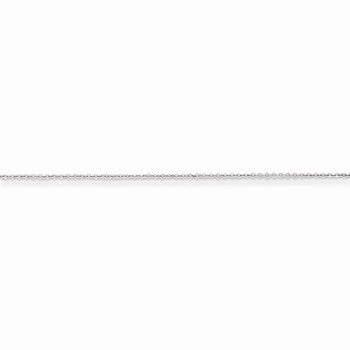 Sterling Silver Sided Diamond-Cut Cable Chain