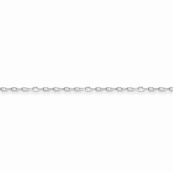 Sterling Silver Sided Diamond-Cut Cable Chain