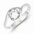 Sterling Silver CZ Ring