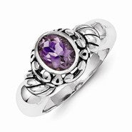 Sterling Silver Amethyst Ring