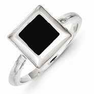 Sterling Silver Onyx Ring