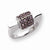 Sterling Silver Purple CZ Ring