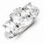 Sterling Silver Clear CZ Ring