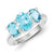 Sterling Silver Blue Topaz Ring