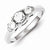 Sterling Silver CZ Ring