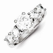 Sterling Silver CZ Ring