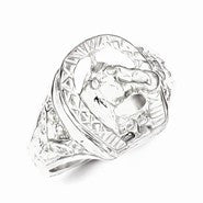 Sterling Silver Horseshoe Ring