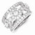 Sterling Silver CZ Polished Ring