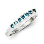 Sterling Silver Blue Topaz Ring