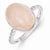 Sterling Silver Rose Quartz Ring