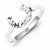 Sterling Silver Horseshoe Ring