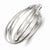 Sterling Silver Triple Intertwining Ring