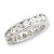 Sterling Silver CZ Eternity Wedding Band