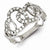 Sterling Silver CZ Heart Ring