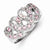 Sterling Silver Pink CZ Ring