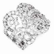 Sterling Silver CZ Polished Ring