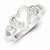 Sterling Silver CZ Heart Ring