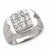 Sterling Silver Men's CZ Ring