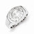 Sterling Silver Men's CZ Ring