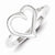 Sterling Silver Polished Heart Ring